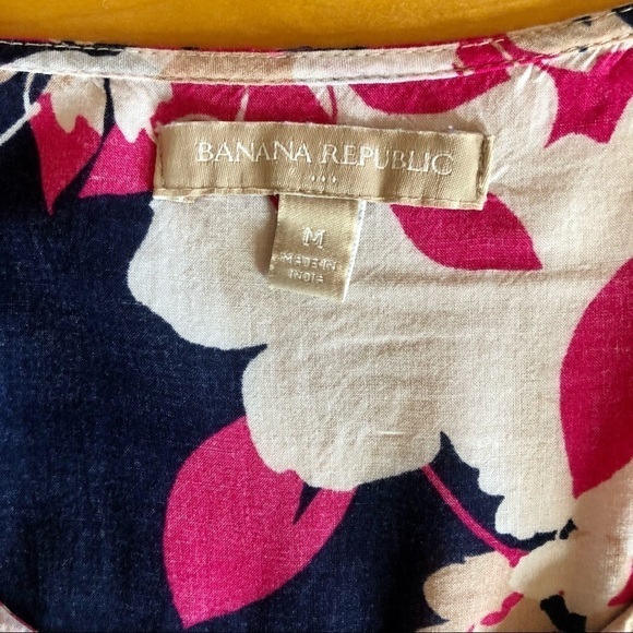 Banana Republic Factory elastic waist floral dress - Picture 6 of 8